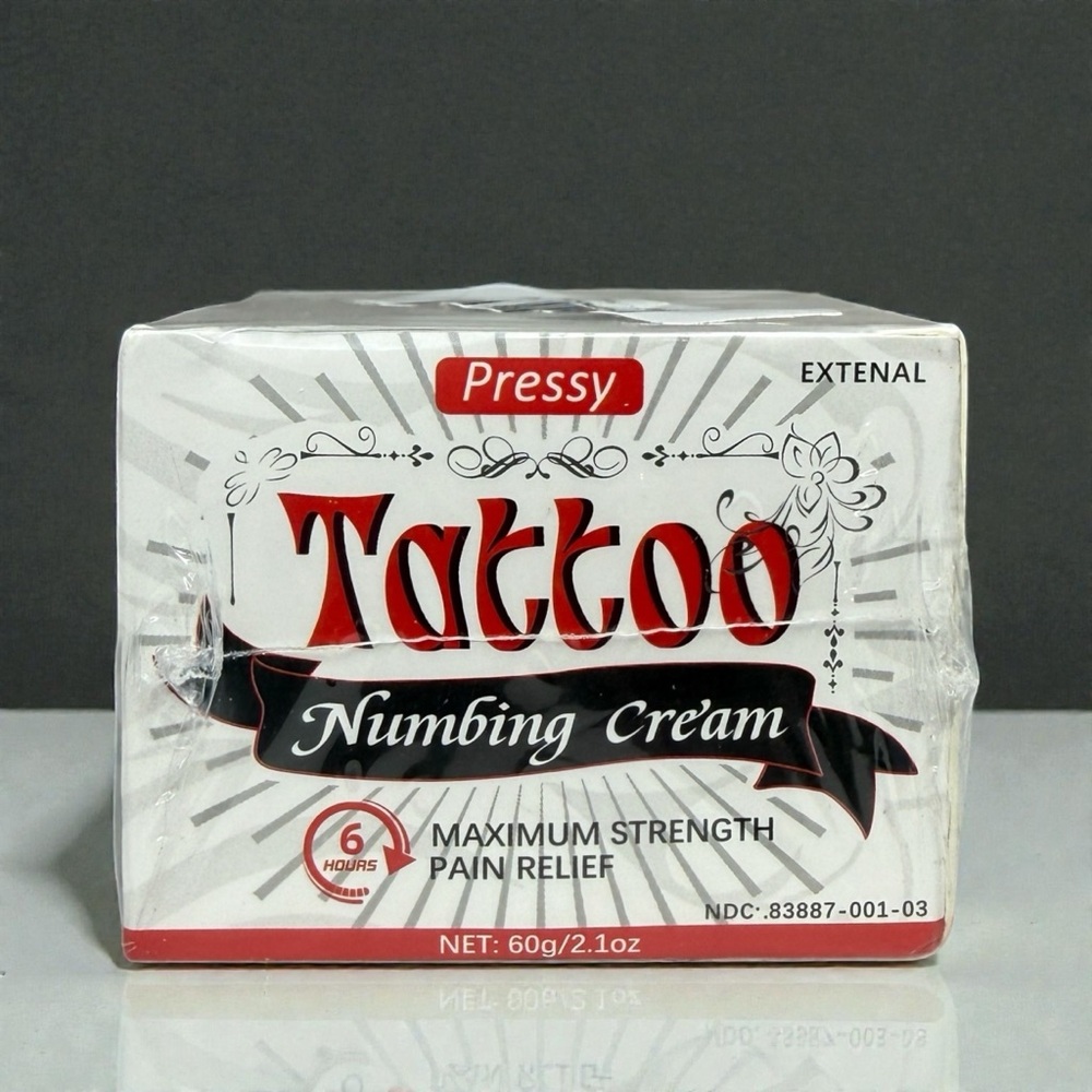 Tattoo Numbing Cream 6 Hours Pain Relief Waxing,‎ Piercing, & Micro-Needling 60g